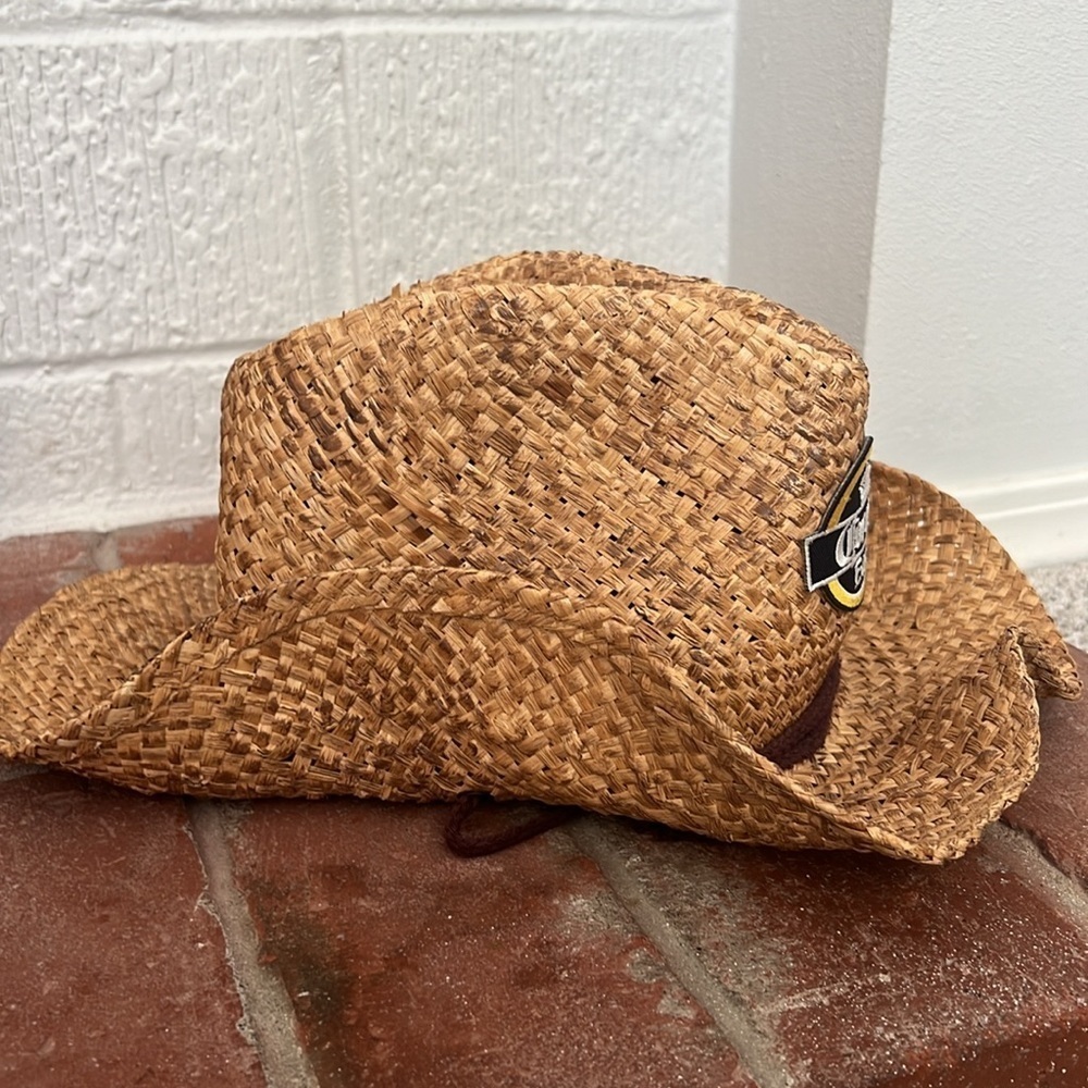 Corona 100% straw beach hat distressed look - Picture 6 of 9